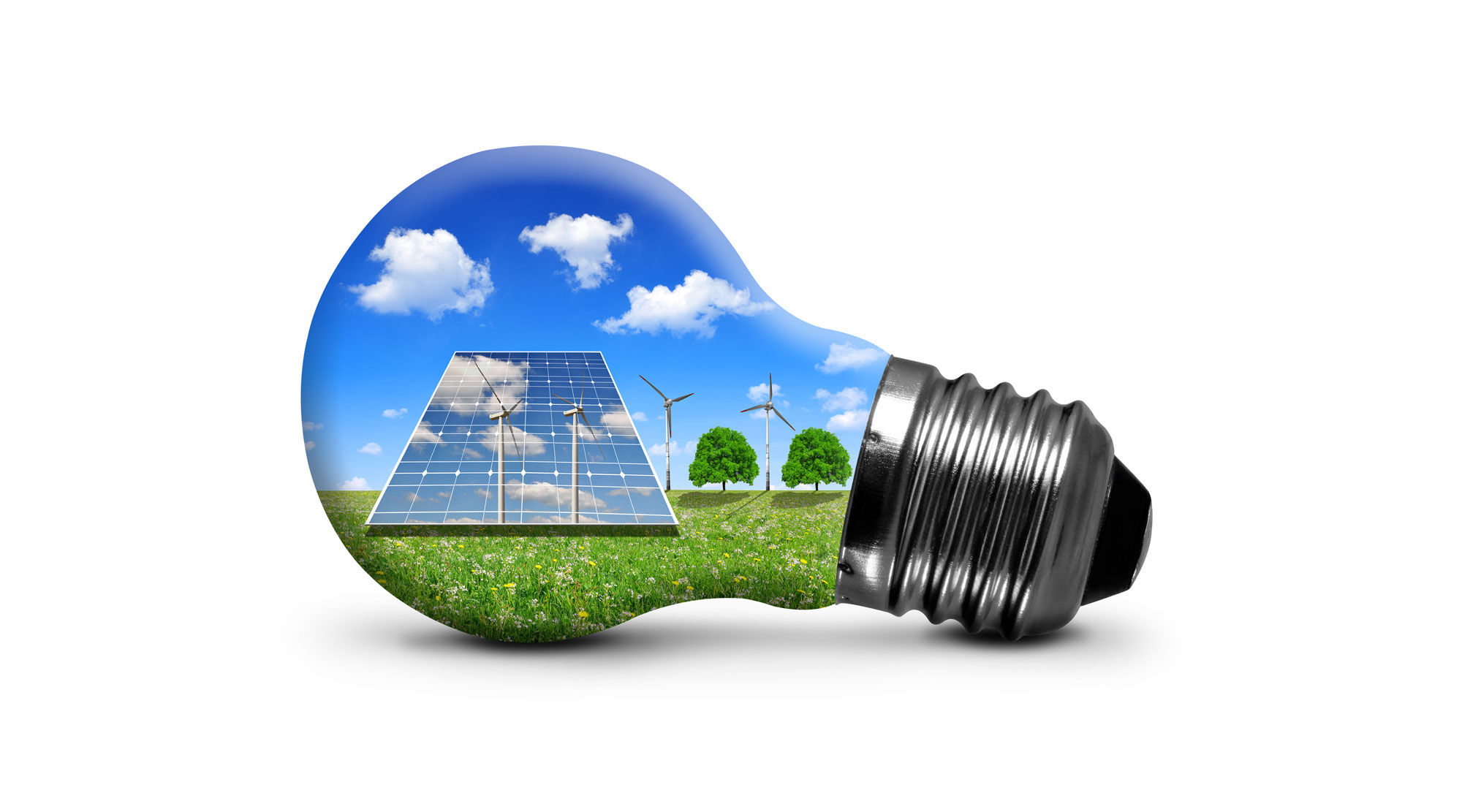 clean energy in lightbulb